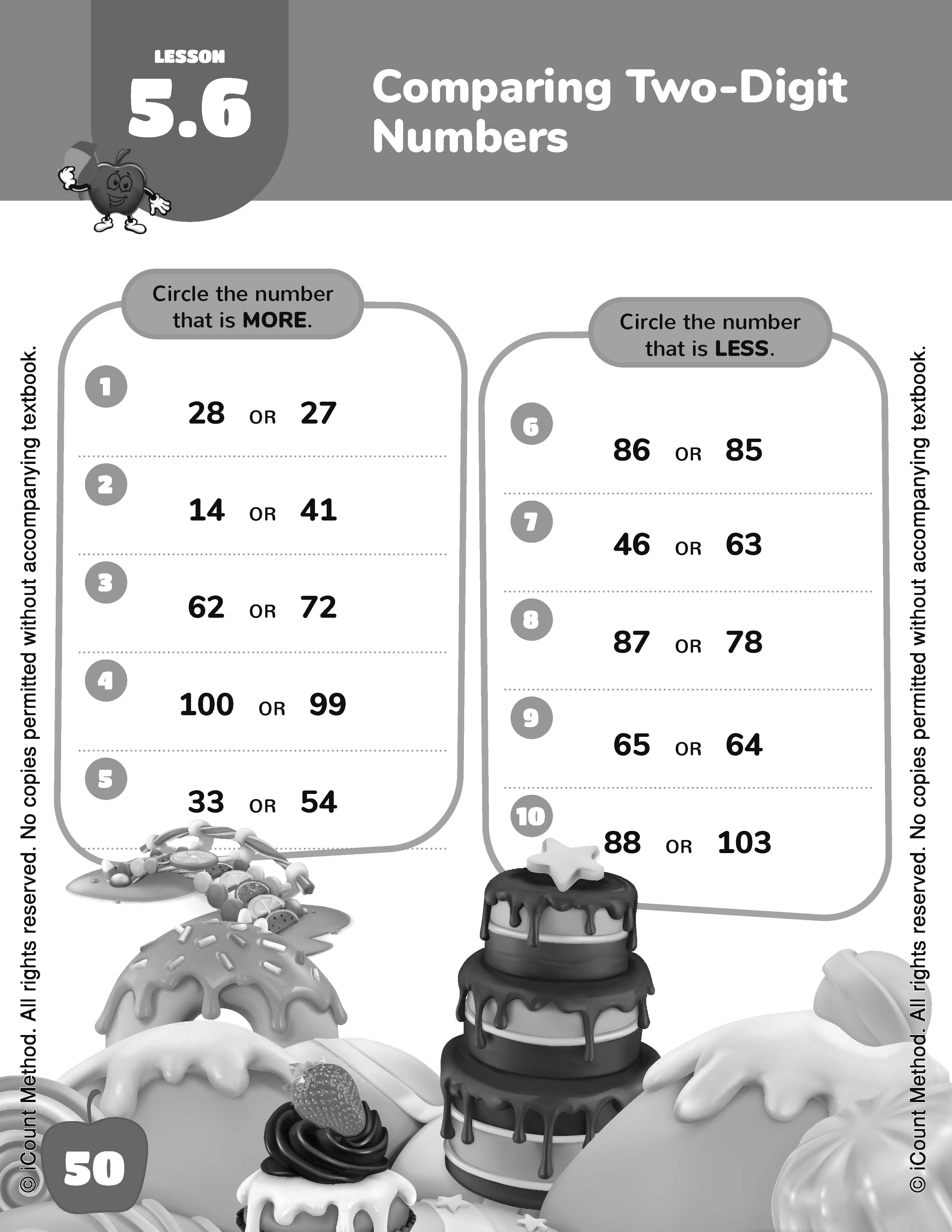 The iCount Method® Level Red Math Homework Book, Premium Edition, 2.0
