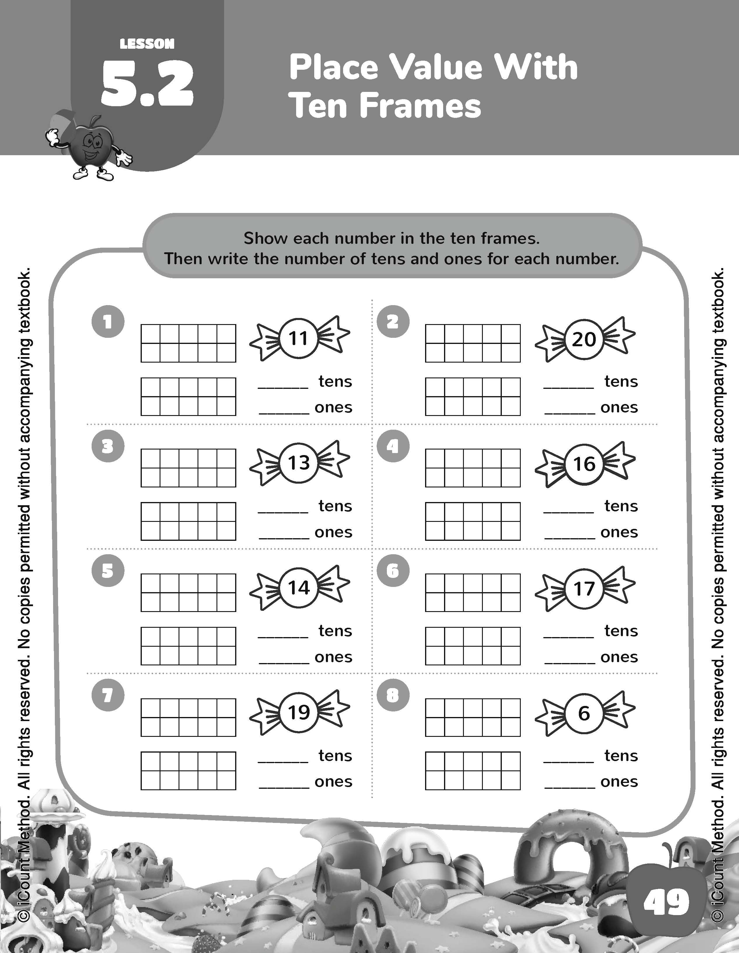The iCount Method® Level Red Math Homework Book, Classic Edition, 2.0