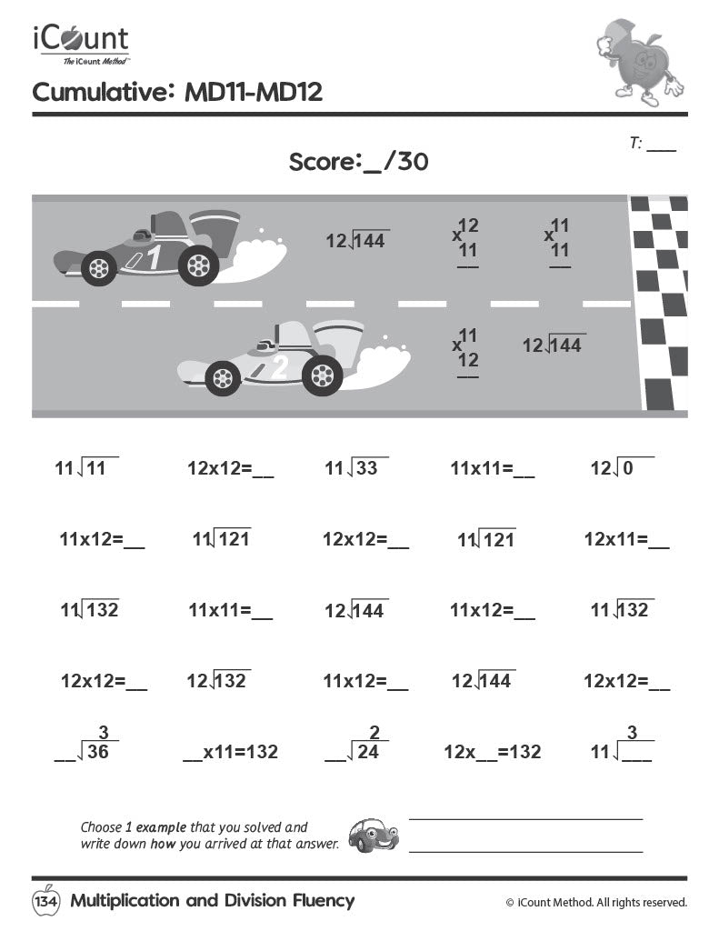 Multiplication & Division Fluency Workbook, Fluency Series image 3
