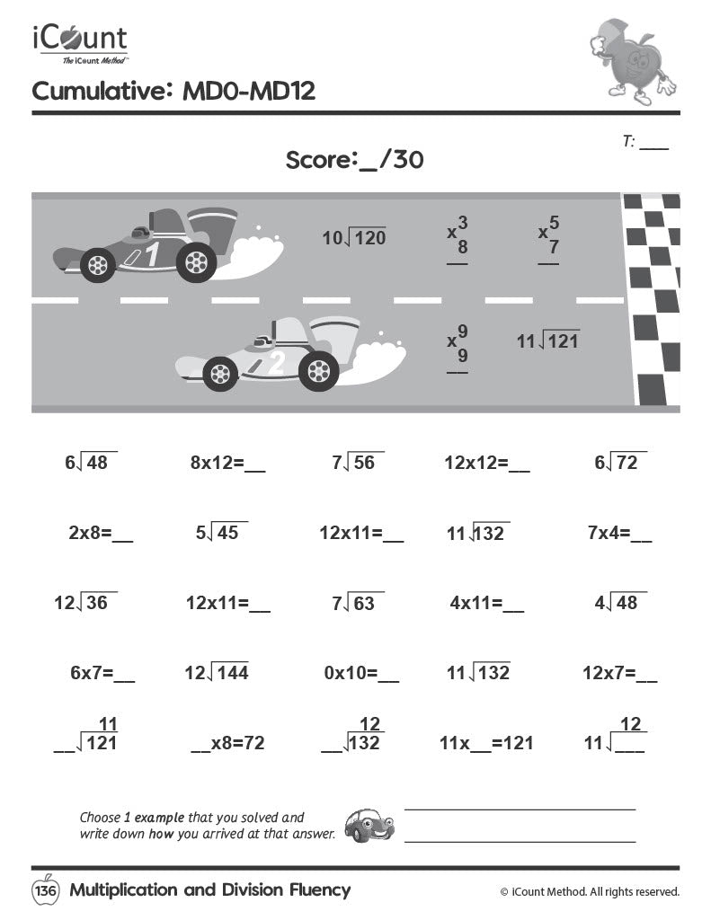 Multiplication & Division Fluency Workbook, Fluency Series image 5