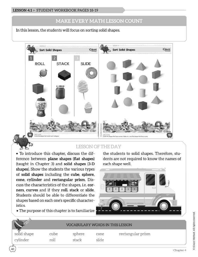 Level Pink Teacher's Edition Math Book, Classic Line image 1